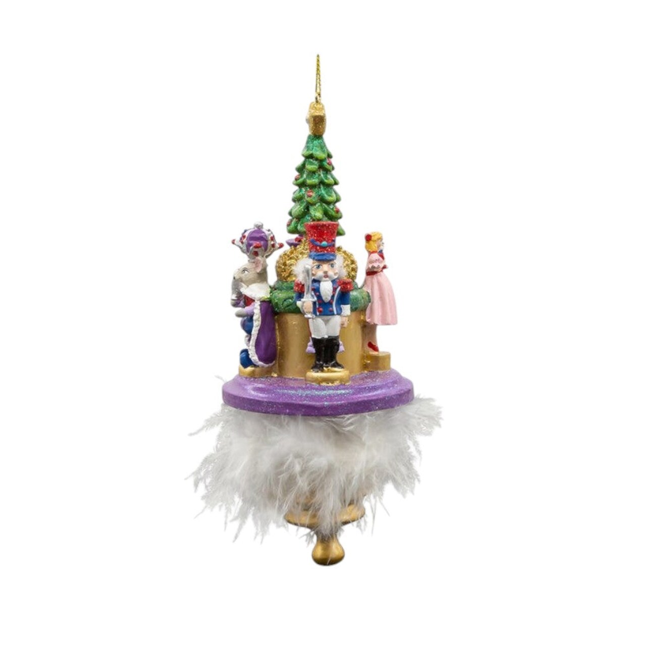 7" Nutcracker Suite Hat Ornament – Festive Resin Christmas Decoration